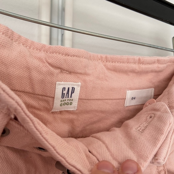 🌼GAP Pink PaperBag Tie Waist Pants -Size 4 - Picture 6 of 6